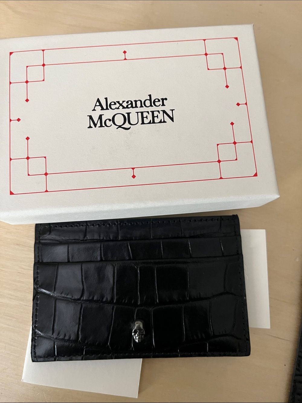 New Alexander McQueen cardholder